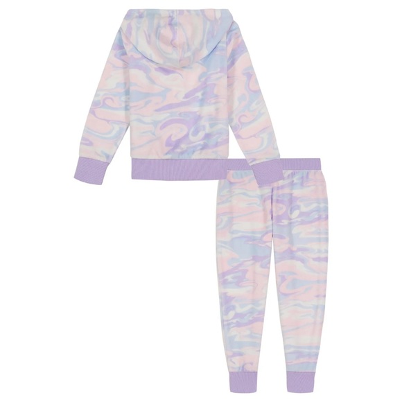 NWT Juicy Couture Girl Velour Multi Purple Set Hoodie Jogger Pants “Fix Price” - Picture 4 of 6